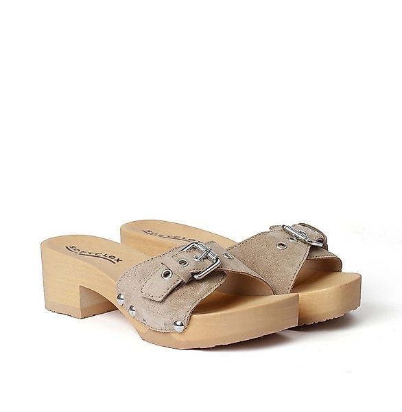 Softclox PIXIE Kaschmir taupe (natur) Pantolette günstig online kaufen
