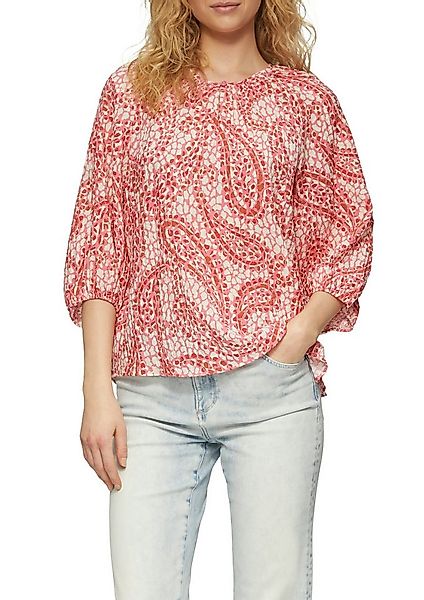 s.Oliver Klassische Bluse mit All-Over Print günstig online kaufen