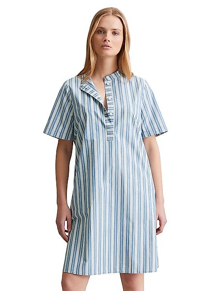 Marc OPolo DENIM Hemdblusenkleid Seitennahttaschen gestreift, A-Shape günstig online kaufen