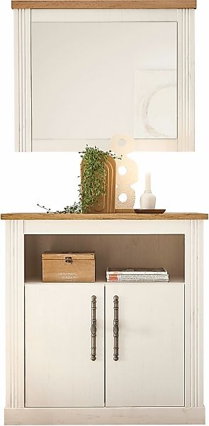 Home affaire Garderoben-Set "WESTMINSTER TOPSELLER", (2 St., Kommode, Spieg günstig online kaufen