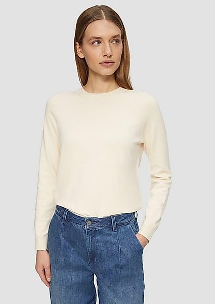 s.Oliver Strickpullover Strickpullover aus Viskosemix günstig online kaufen