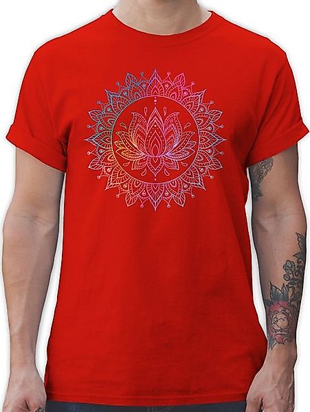 Shirtracer T-Shirt Mandala Lotusblume I Spirituelle Meditation I Pilates Lo günstig online kaufen