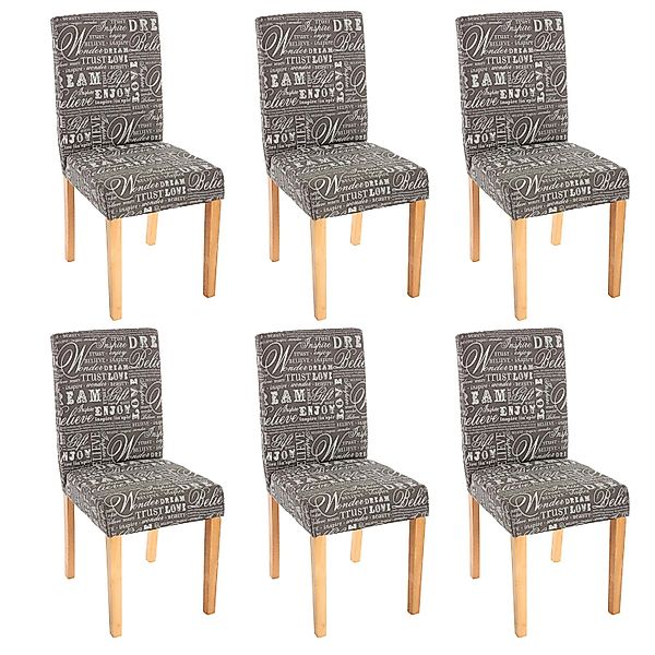 CHEFGASTRO Esszimmerstuhl 6er-Set Klassisch & Zeitlos 90x43x48cm Sitzhöhe 4 günstig online kaufen