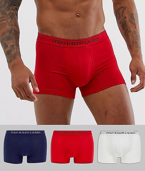 Polo Ralph Lauren – 3er-Pack Unterhosen, verschiedenfarbig-Mehrfarbig günstig online kaufen