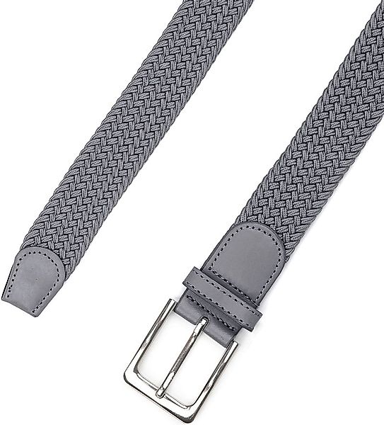 Suitable Geflochtener Gürtel Dunkelgrau - Größe 85 günstig online kaufen