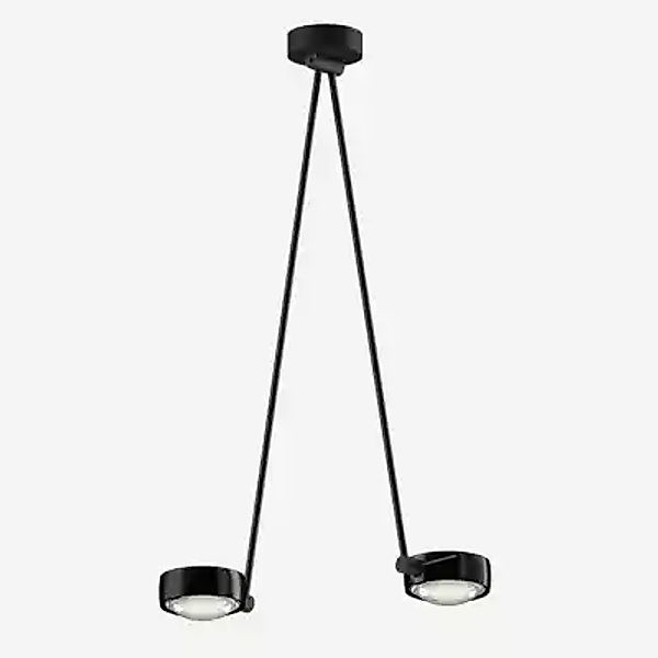 Occhio Sento Soffitto Due 80 Up E Deckenleuchte LED 2-flammig, Kopf black p günstig online kaufen