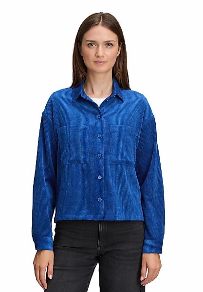 Betty&Co Langarmbluse "Betty & Co Damen Overshirt mit Kragen" günstig online kaufen