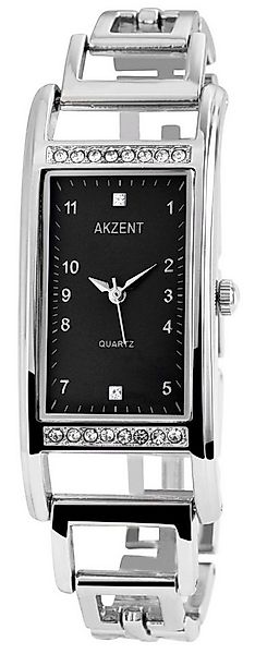 AKZENT Quarzuhr SS8721500003 Akzent Damenuhr mit Metallarmband, 24 x 38 mm günstig online kaufen