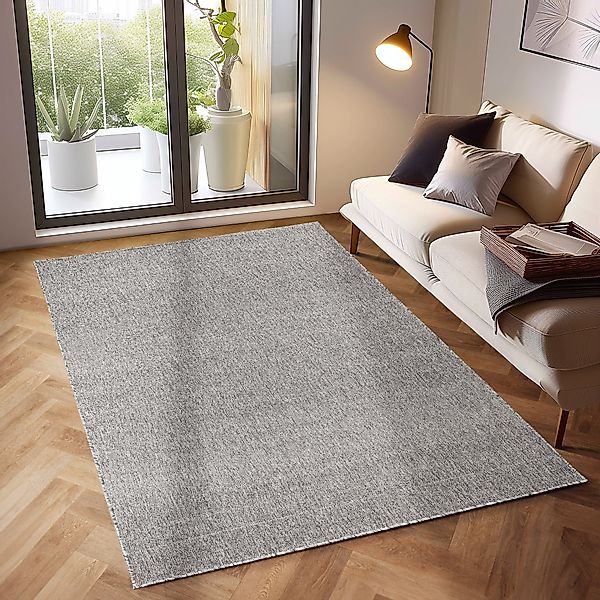 SIMPEX24 Teppich Unicolor - Einfarbig, Läufer, Höhe: 7 mm, Kurzflor Schling günstig online kaufen