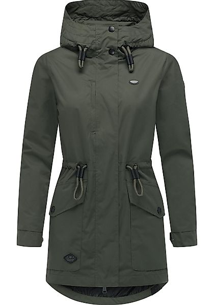 Ragwear Parka "Alysa" mit Kapuze stylische Damen Übergangsjacke mit Taillen günstig online kaufen