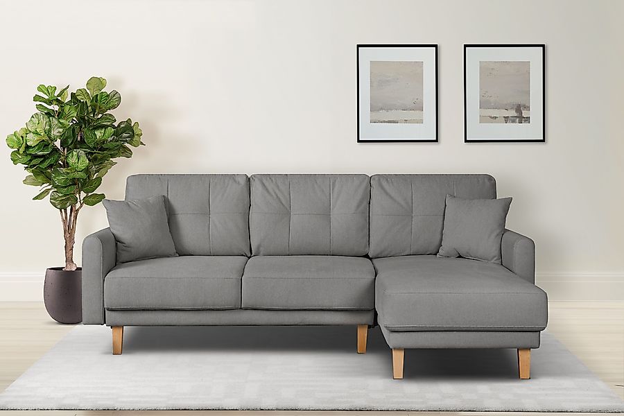 Home affaire Ecksofa "TRIPLO optionale Schlafsofa mit Bettkasten, Maße B/T/ günstig online kaufen