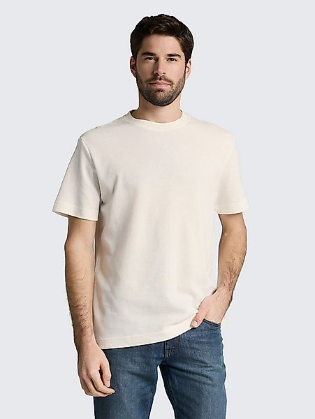 TOM TAILOR T-Shirt T-Shirt T-Shirt mit Waffelstruktur günstig online kaufen