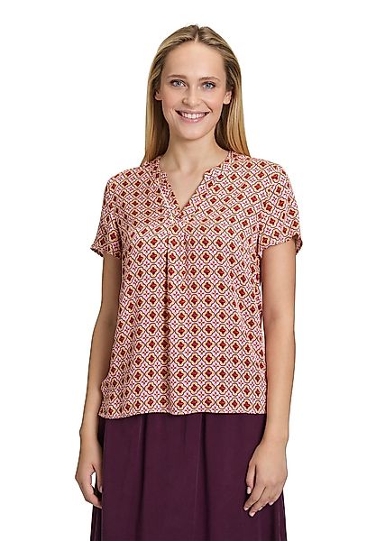 Cartoon Shirtbluse Cartoon Blusenshirt mit Rüschen günstig online kaufen