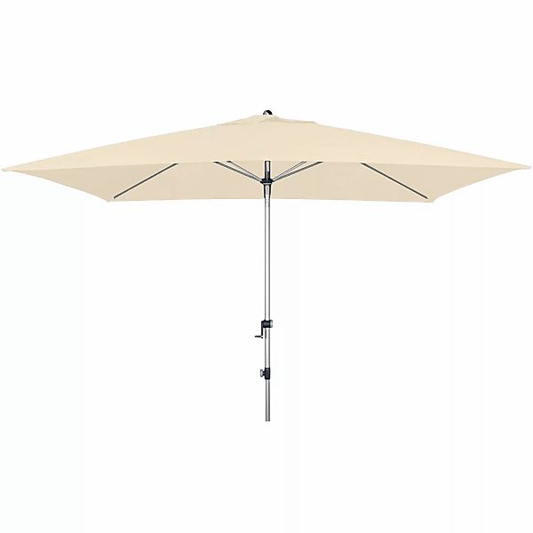 Doppler Marktschirm Expert 200 cm x 300 cm Natur mit Kurbelmechanik günstig online kaufen