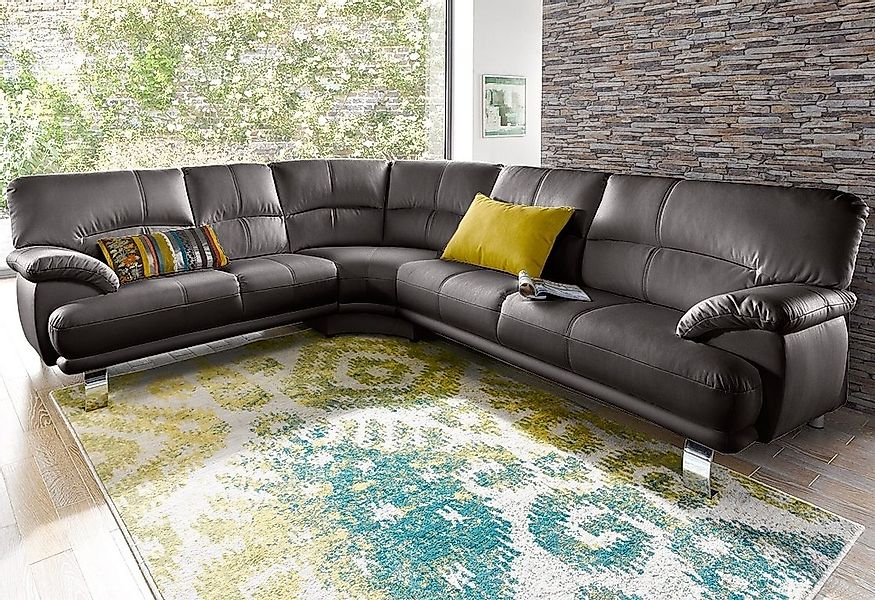 TRENDMANUFAKTUR Ecksofa »Cecilia in italienischem Design, modern und komfor günstig online kaufen