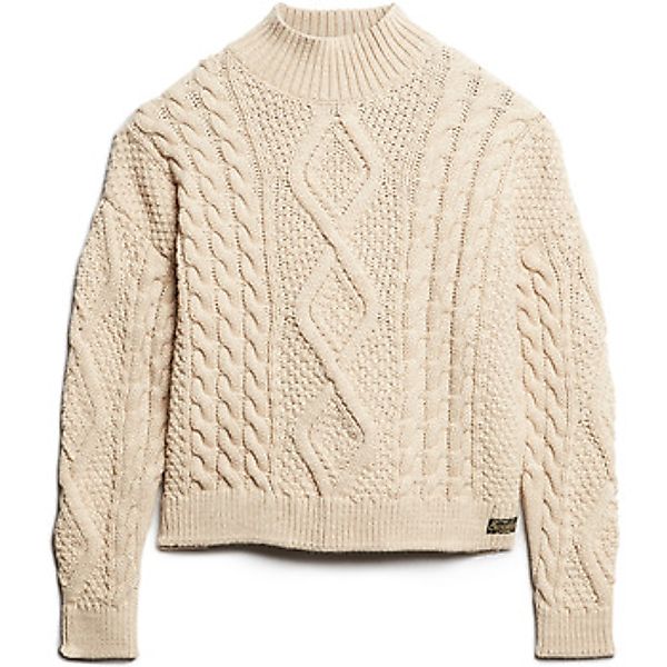 Superdry  Pullover Pull polo en maille femme  Aran Cable günstig online kaufen