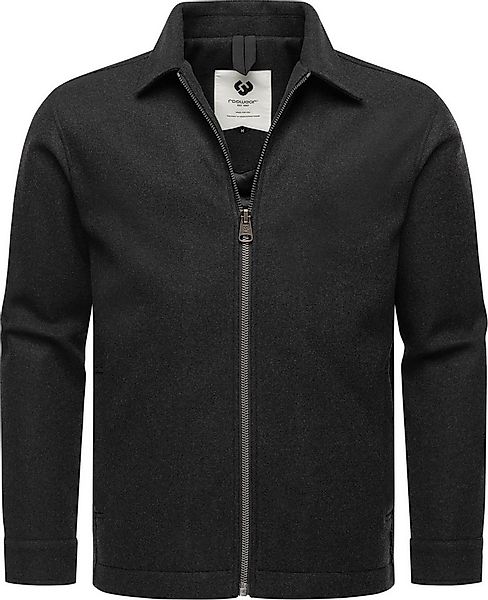 Ragwear Outdoorjacke Azzte Felt stylische Herren Hemdjacke in Woll-Optik günstig online kaufen