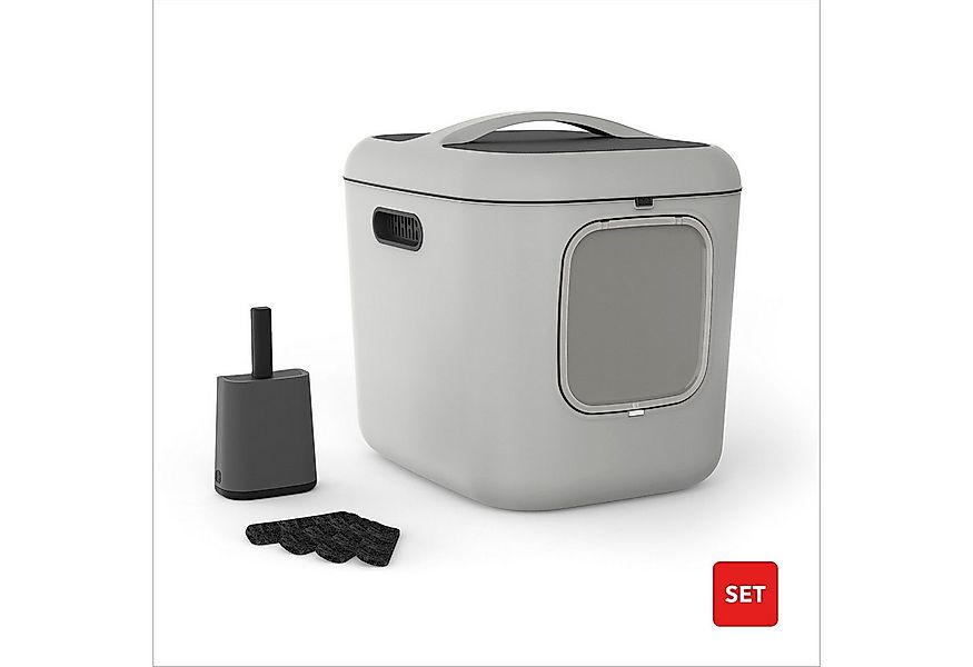 ROTHO Katzentoilette Katzenklo Bea XL mit Schwingtür – ideal für große Katz günstig online kaufen