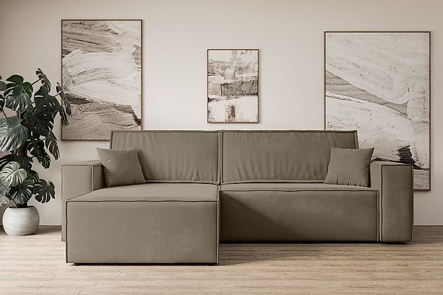ALTDECOR Ecksofa CELTIC-XL, Couch mit Schlaffunktion, günstig online kaufen