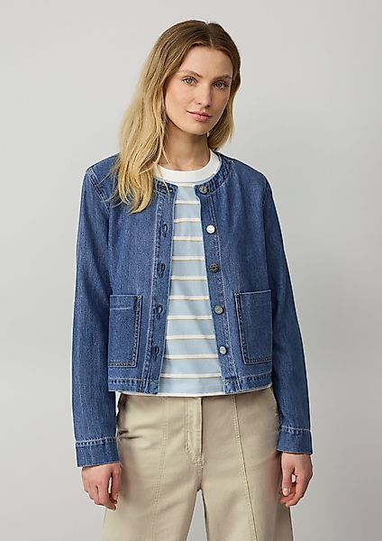 s.Oliver Funktionsjacke Verkürzte Denimjacke mit aufgesetzten günstig online kaufen