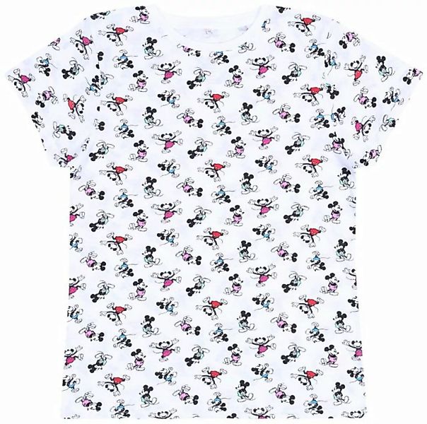 Sarcia.eu Kurzarmbluse Weißes gemustertes T-Shirt mit Mickey Maus von DISNE günstig online kaufen
