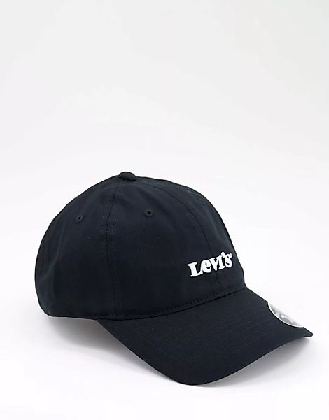 Levi's – Flex – Kappe in Schwarz mit Vintage-Flair und Logo günstig online kaufen