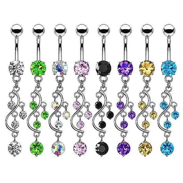 Taffstyle Bauchnabelpiercing Bauchnabelpiercing Banane Wein Anhänger günstig online kaufen