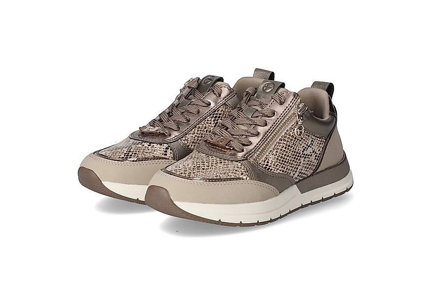 Tamaris Tamaris 1-23732-41/393 Damen Textil & Synthetik taupe Schnürschuh günstig online kaufen