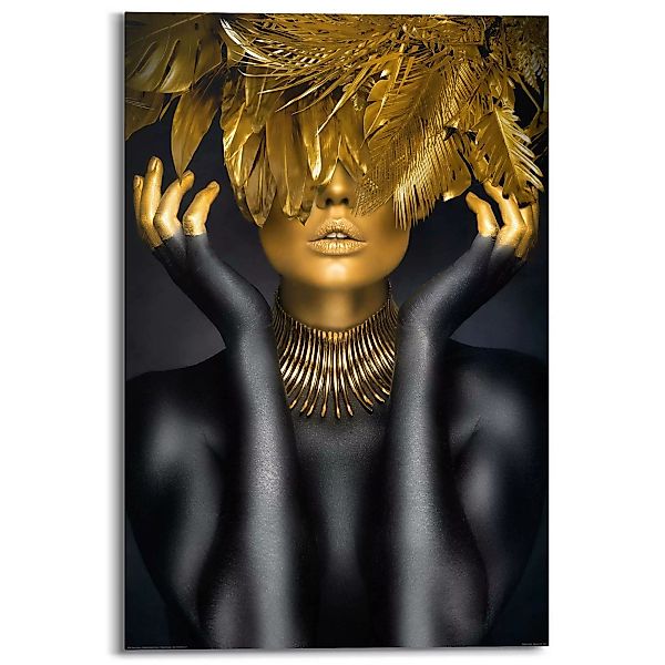 Reinders! Deco-Panel »Golden Feathers« günstig online kaufen