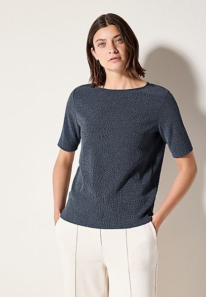 CECIL T-Shirt mit feiner Crepe-Struktur günstig online kaufen