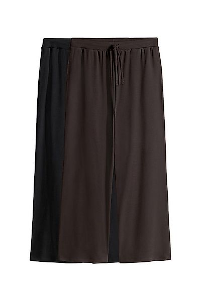 The Set Schlupfhose 2er-Pack The Set gerippte Hosen mit weitem Bein (2-tlg) günstig online kaufen