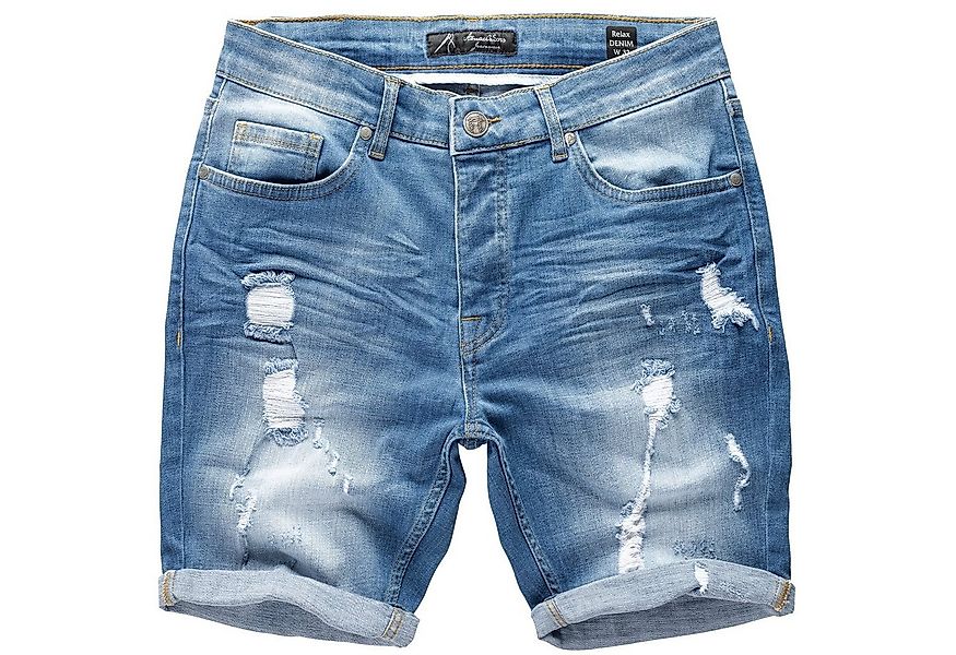 Amaci&Sons Jeansshorts SAN DIEGO Destroyed Jeans Shorts günstig online kaufen
