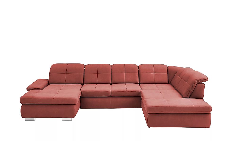 Lounge Collection Wohnlandschaft aus Mikrofaser Affair ¦ rot ¦ Maße (cm): B günstig online kaufen