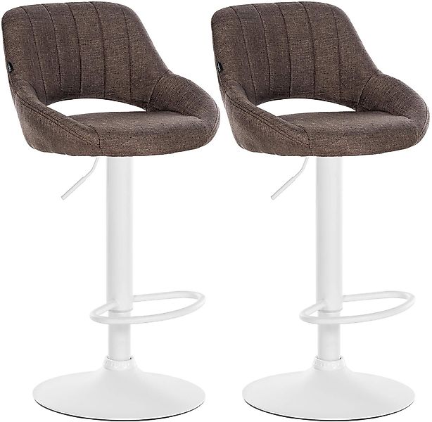 CLP Barhocker Milet Stoff (2er Set, günstig online kaufen