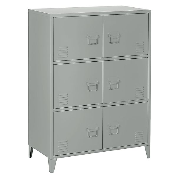 osoltus Raumteiler Industrial Wohnen 6-türiger Spindschrank günstig online kaufen