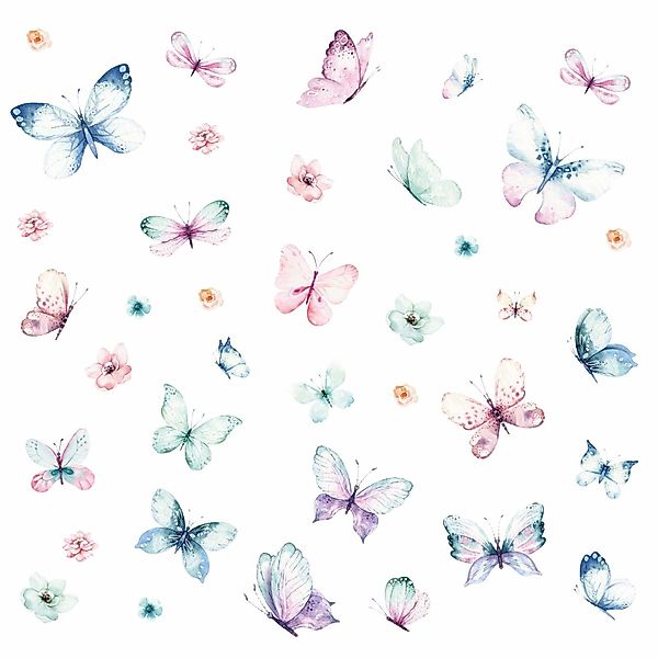 nikima Wandtattoo 214 Wandtattoo Schmetterlinge - günstig online kaufen