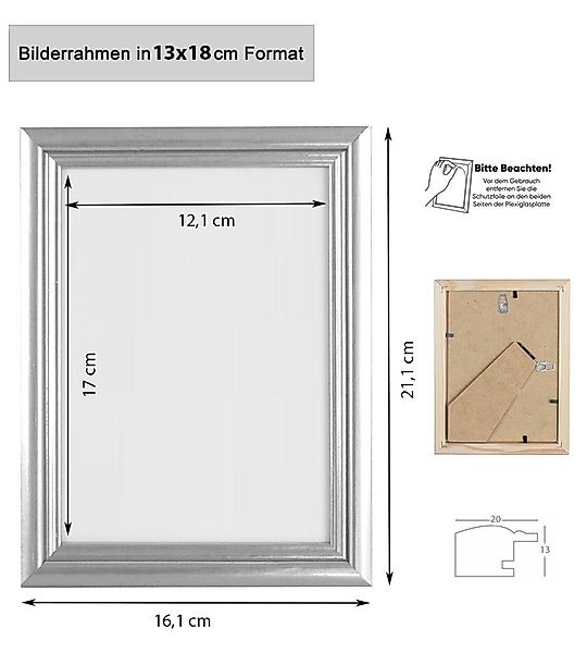 IDEAL TREND Bilderrahmen Artos Holz Bilderrahmen günstig online kaufen