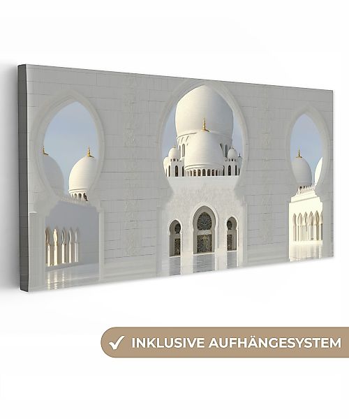 OneMillionCanvasses® Leinwandbild Panorama Weiße Kuppel - günstig online kaufen