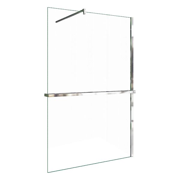 AICA Walk In 80x200cm Duschwand mit Stabilisator 8mm NANO ESG-Glas mit Dusc günstig online kaufen