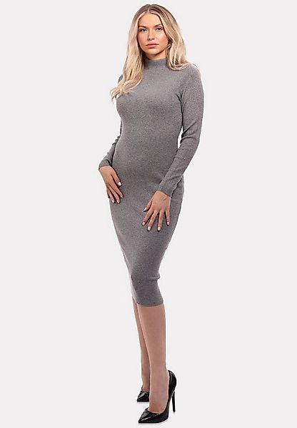 YC Fashion & Style Strickkleid Elegantes Langarm-Strickkleid mit Rollkragen günstig online kaufen