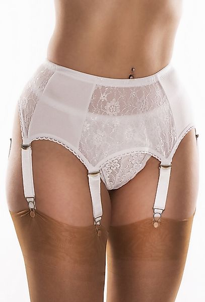 Vintage Spitzen-Hüftgürtel mit 6 Haltern günstig online kaufen