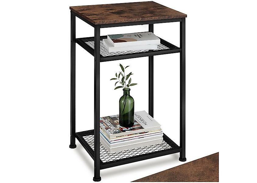 tectake Beistelltisch York (1-St., 1 tlg), Ablage aus MDF-Platte mit schöne günstig online kaufen