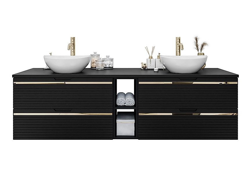 Lookway Badmöbel-Set ARTEMIS III 140 cm Bad-Set mit Unterschrank und Spiege günstig online kaufen