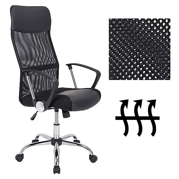 Casaria Bürostuhl (2 St), Ergonomisch Atmungsaktiv günstig online kaufen