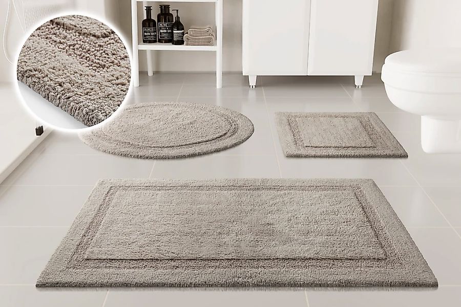 OTTO home Badematte "Meellor" Höhe 20 mm rutschhemmend beschichtet fußboden günstig online kaufen