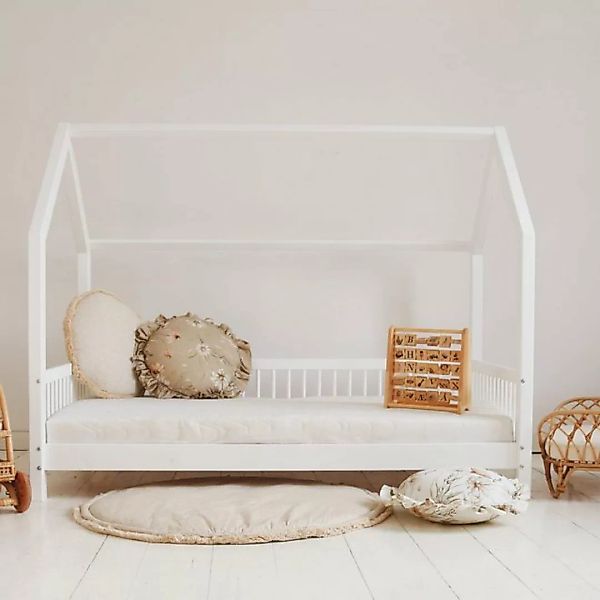 DB-Möbel Kinderbett Kinderbett Peru 160x80 cm Hausbett weiß günstig online kaufen