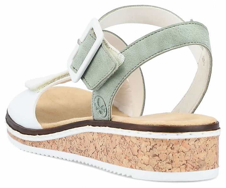 Rieker Riemchensandale, Sommerschuh, Sandalette, Keilabsatz, mit günstig online kaufen