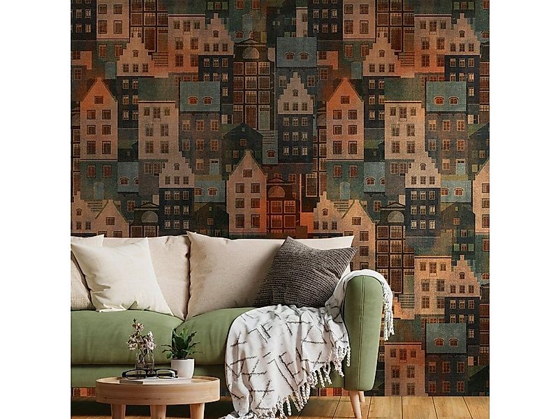 living walls Fototapete Metropolitan Stories. Travel Styles. Tapete mit Geb günstig online kaufen