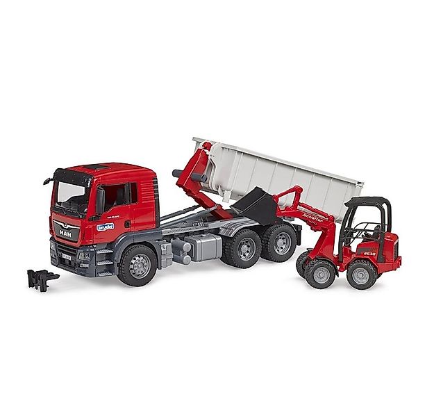 Bruder® Spielzeug-Baumaschine 03767 MAN TGS LKW, (Set, 3-tlg., LKW mit Abro günstig online kaufen
