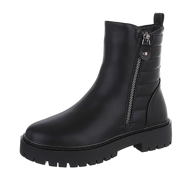 Ital-Design Damen Freizeit Plateaustiefelette (87118164) Blockabsatz günstig online kaufen
